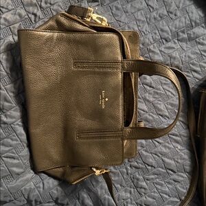 Kate Spade Midnight Black Leather Handbag